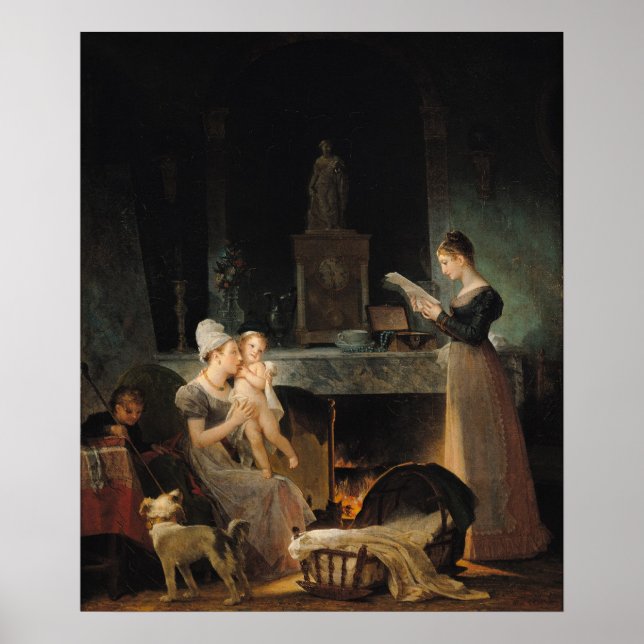 Affiches Lecture de la lettre (Devant)