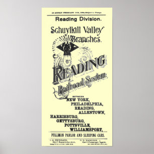 Affiches Lecture Système ferroviaire Horaire Couverture 189