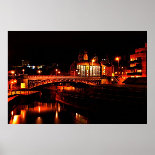 Affiches Leeds la nuit (Devant)
