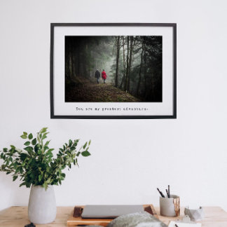 Affiches Légende de photo et de machine à écrire minimalist