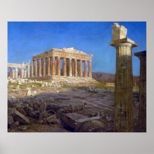 Affiches L'église 1871 de Frederic de parthenon éditée