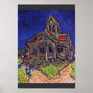 Affiches L'église à l'Auvers-sur-Oise, par Vincent Van
