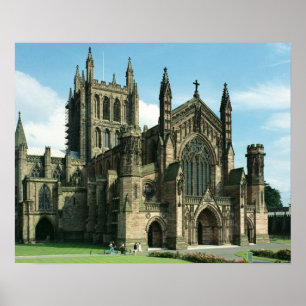 Affiches L'église de cathédrale de Vierge Marie béni