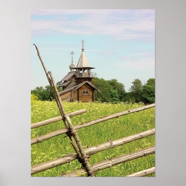 Affiches L'église de l'île de Kizhi (Devant)