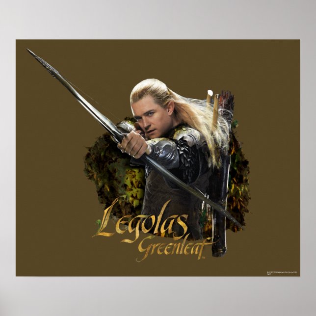 Affiches LEGOLAS GREENLEAF™ Drawing Bow Graphic (Devant)