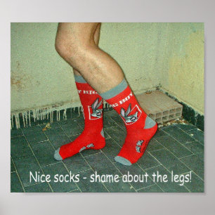 Affiches Legs and Socks Humour