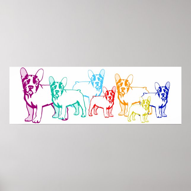 Affiches Leinwand Bullywelpen (Devant)