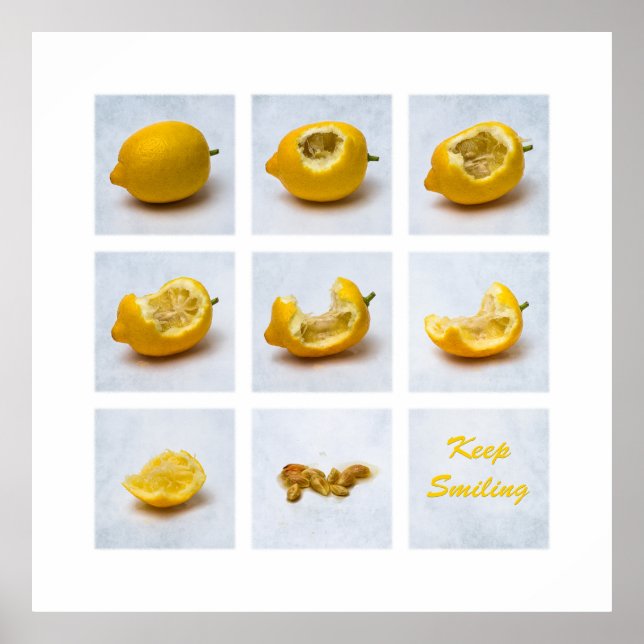 Affiches Lemon - Keep Smiling (Devant)