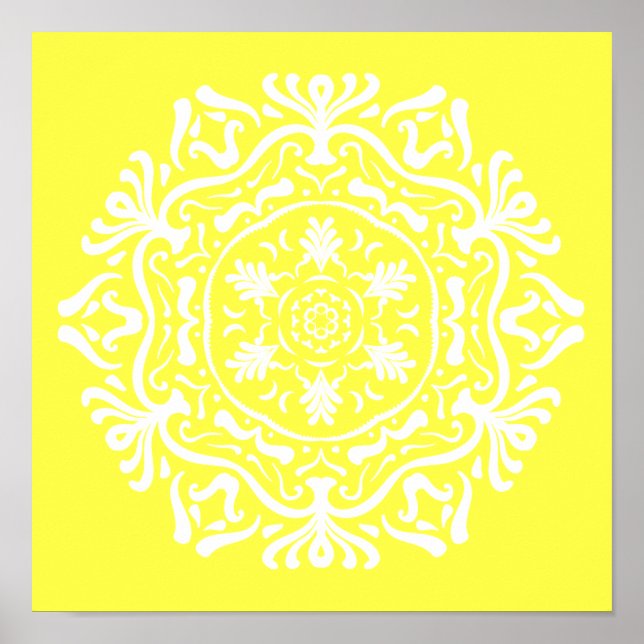 Affiches Lemon Mandala (Devant)