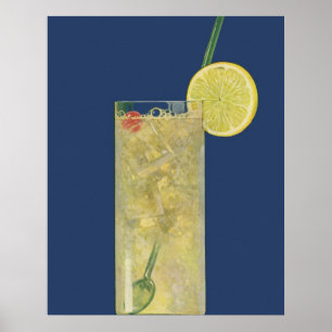 Affiches Lémonade vintage ou soda de fruits, Boissons Boiss