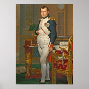 Affiches L'empereur Napoléon dans son étude aux Tuileries