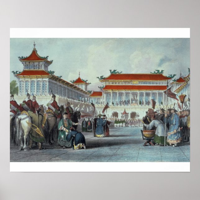 Affiches L'empereur Teaon-Kwang révise ses gardes, Pala (Devant)