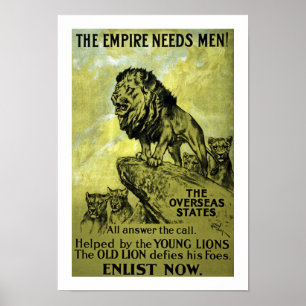 Affiches L'empire a besoin d'hommes !