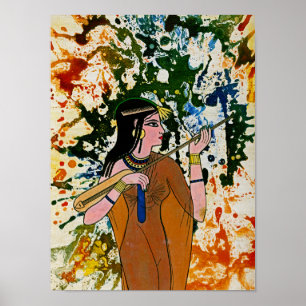 Affiches L'enchanteresse égyptienne par Michael Moffa