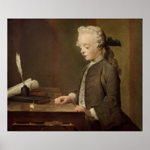 Affiches L'enfant avec un tétotum