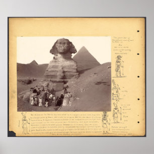 Affiches L'énigme du sphinx par la bibliothèque publique de