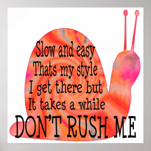 Affiches lent et facile (Devant)