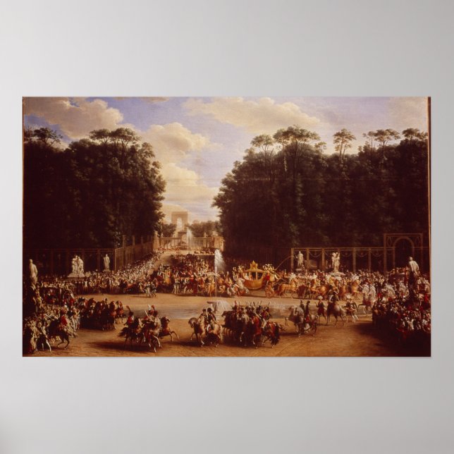 Affiches L'entrée de Napoléon et Marie-Louise (Devant)