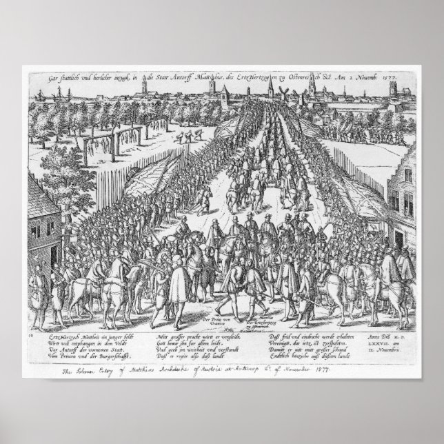 Affiches L'entrée solennelle de Matthias (Devant)