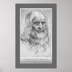Affiches Leonardo Da Vinci - Autoportrait