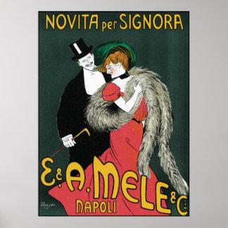 Affiches Leonetto Cappiello Novita Par Signora