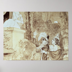 Affiches Leporello serenade Elvira en guise Giovanni