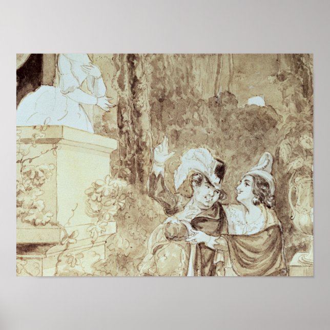 Affiches Leporello serenade Elvira en guise Giovanni (Devant)