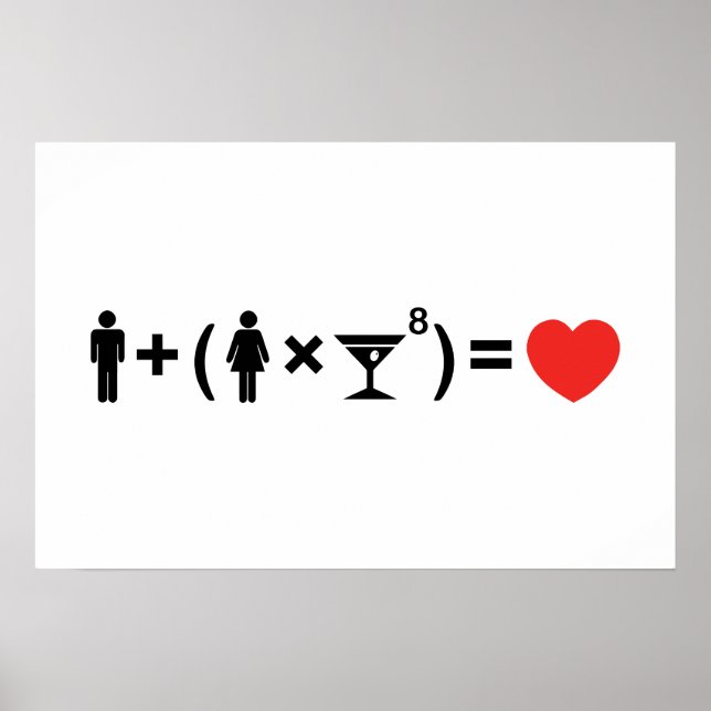 Affiches L'équation d'amour pour les femmes (Devant)