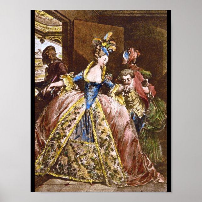 Affiches Les Adieux', Jean Michel Moreau_Gravures (Devant)