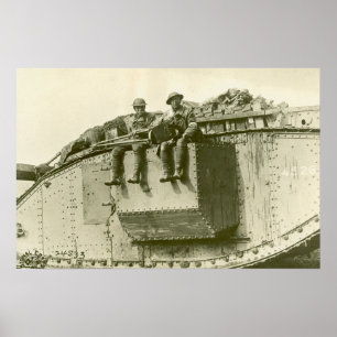 Affiches Les Américains sur un Mark I