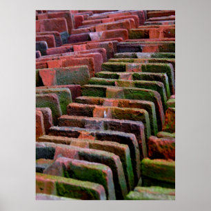 Affiches les anciennes tuiles de toiture colorées,