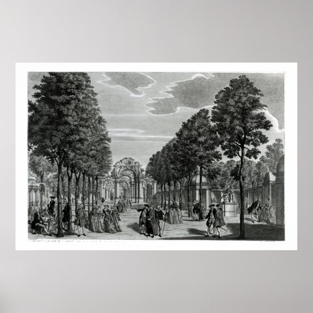 Affiches Les Arches du Triumphal, Statue de Handel dans le  (Devant)