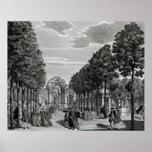 Affiches Les Arches du Triumphal, Statue de Handel dans le 