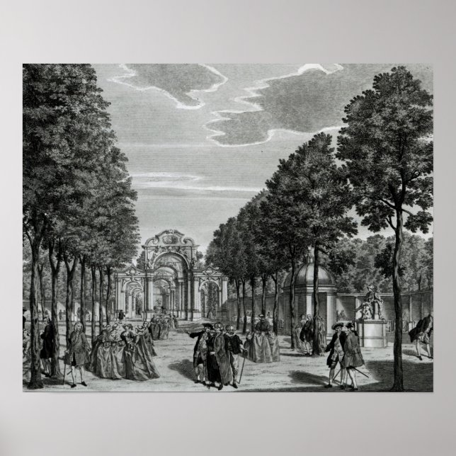 Affiches Les Arches du Triumphal, Statue de Handel dans le  (Devant)