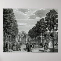Les Arches Triomphales, la statue de Haendel au Su