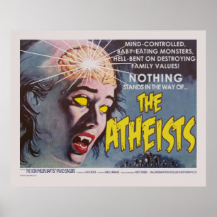 Affiches Les athées charrient l'affiche de film