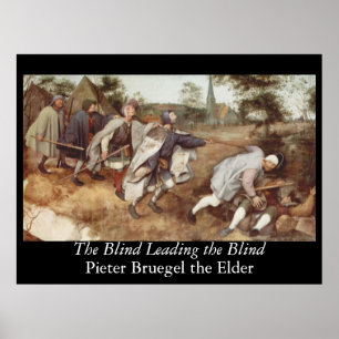 Affiches Les Aveugles à la tête des Aveugles - 1568