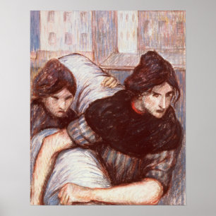 Affiches Les blanchisseuses, 1898 (en pastel sur la toile)