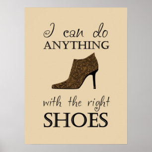 Affiches Les bonnes chaussures