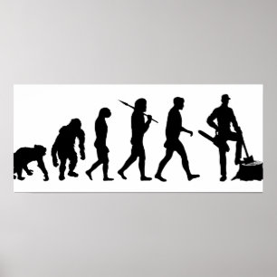 Affiches Les bûcherons de bûyan de sciage de bois de bûyan