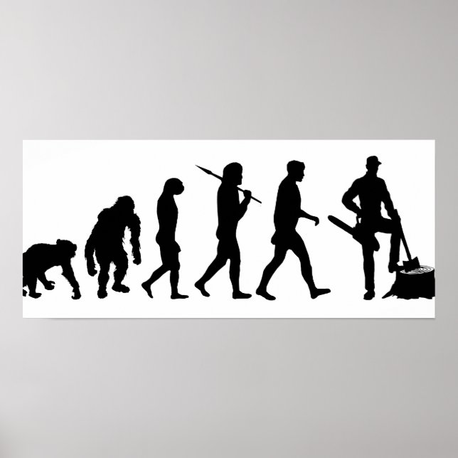 Affiches Les bûcherons de bûyan de sciage de bois de bûyan (Devant)