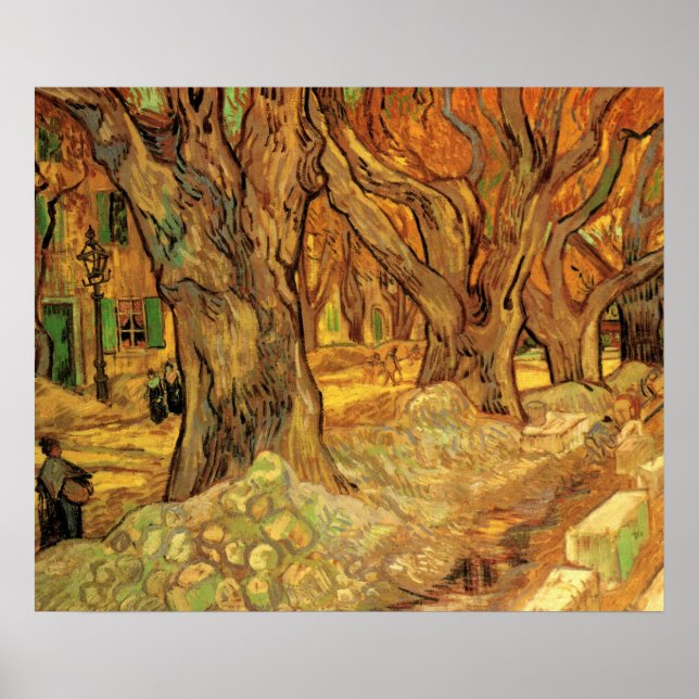 Affiches Les Cantonniers par Vincent van Gogh (Devant)