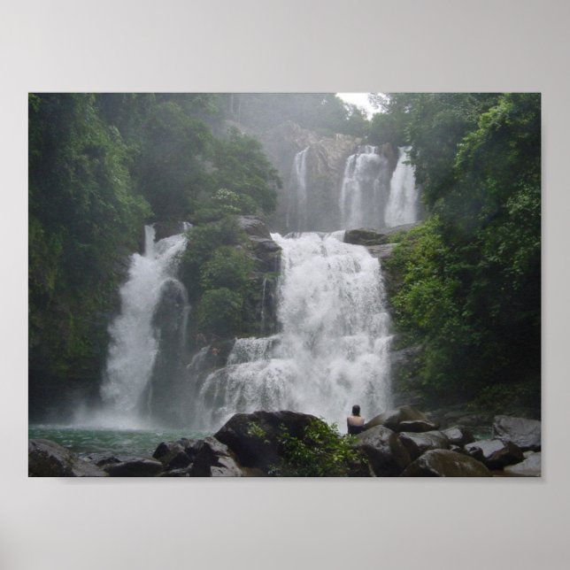 Affiches Les cascades du Costa Rica (Devant)