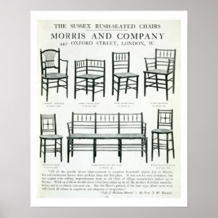 Affiches Les chaises Précipitation-Assises par Sussex,