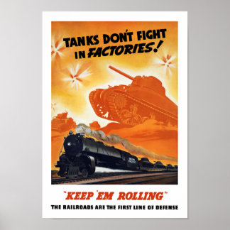 Affiches Les chars ne combattent pas dans les usines — Chem