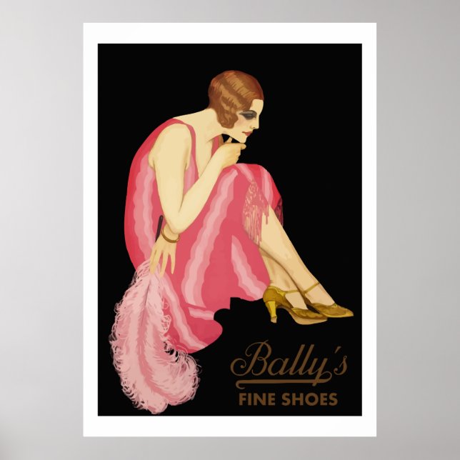 Affiches Les chaussures fines de Bally (Devant)