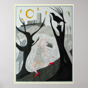 Affiches Les chaussures rouges