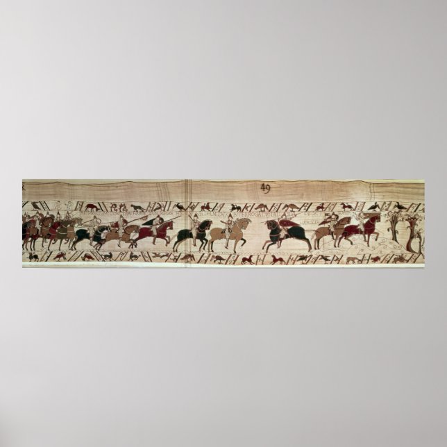 Affiches Les chevaliers du Duc William arrivent au combat (Devant)