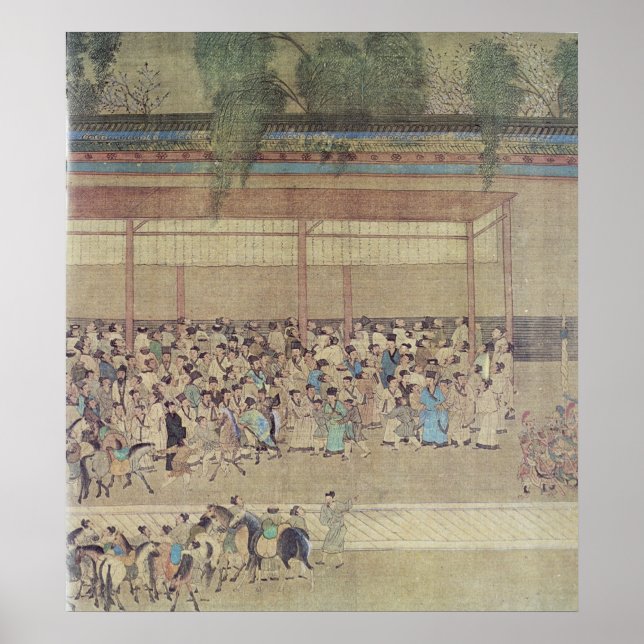 Affiches Les Chinois de l'Antiquité attendent l'examen (Devant)