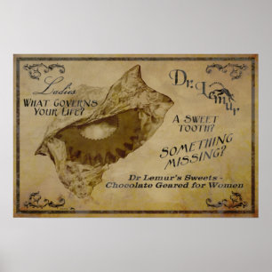 Affiches Les chocolats du Dr Lemur